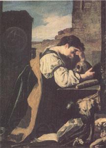 Domenico  Feti Melancholy or the Penitent Magdalen (mk05) France oil painting art